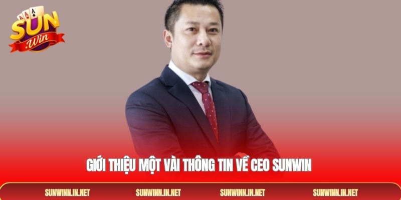 Giới thiệu một vài thông tin về CEO SUNWIN